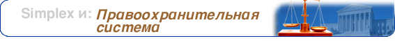 Simplex и правоохранительная система